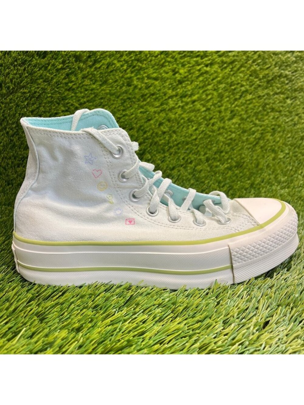 Converse CTAS Lift Platform Womens Size 6.5‎ Blue Athletic Skate Shoes Sneakers